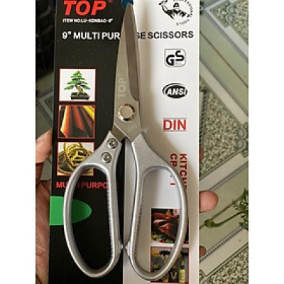 KÉO CẮT ĐA NĂNG TOP CÁN BẠC 9"