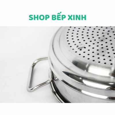 Xửng Hấp Fivestar - Bạc (Tặng 10 Muỗng Ăn Inox)
