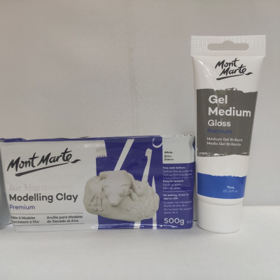 Combo đất sét, bộ dụng cụ và phủ bóng