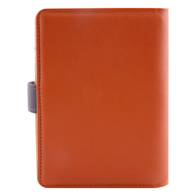 Bóp Sổ 6 Còng Da  Nhỏ  2 Màu (160 Trang) Uyên Loan - Màu Ngẫu Nhiên