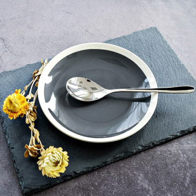 Bộ 6 thìa Inox 304 cán dài kiểu châu Á (số 11)