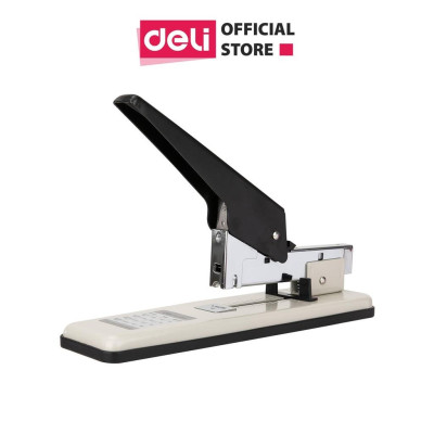 Dập Ghim Đại Deli Cỡ Lớn - Dập Tối Đa 80&210 Trang, Chất Liệu Kim Loại Chắc Chắn, Nấc Đo Tiện Dụng Giúp Đóng Chuẩn Xác