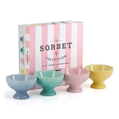 Set 4 ly kem 4 màu Le Creuset Sorbet Collection Hàng chính hãng