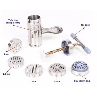 Bộ Dụng Cụ Làm Bún Mì Nui 5 Đầu Lựa Chọn Limai - Loại Tốt