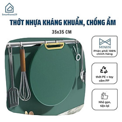 Thớt Nhựa Xanh Kháng Khuẩn, Chống Ẩm Mốc Cao Cấp - Hàng Loại 1- Chính Hãng MINIIN 