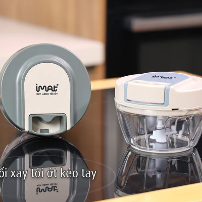 Cối xay tỏi ớt kéo tay iMat