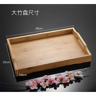 Khay trà gỗ bằng