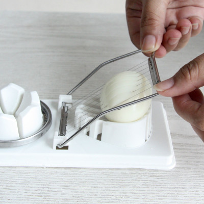 Combo 01 Muôi xới cơm chống dính tiện lợi Echo Metal + 01 Dụng cụ cắt  trứng lưỡi Inox cao cấp - Nội địa Nhật Bản