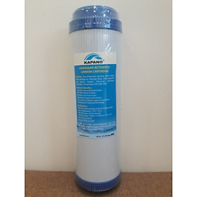 Lõi lọc than hoạt tính dạng hạt GAC (UDF) 10 inch Kapano - Hàng chính hãng