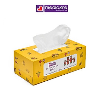 Giấy lụa cao cấp MEDiCARE hộp 150 tờ