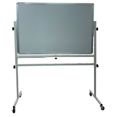 Bảng di động 1 mặt viết bút lông Poly - trắng kẻ ô ly BVC-0,8x1,2m