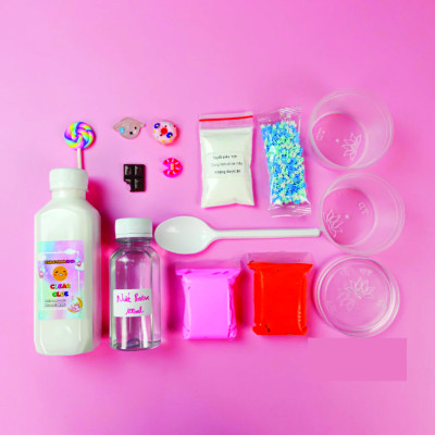 Tổng hợp bộ kit làm slime giá rẻ cho học sinh