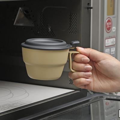 Cốc uống nước Inomata có nắp đậy an toàn giúp giữ gìn vệ sinh cốc & đồ uống bên trong - nội địa Nhật Bản