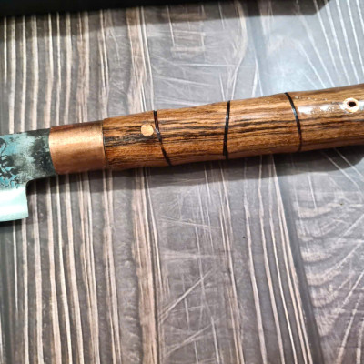 DAO BẾP PHÚC SEN -       DAO BẾP SASHIMI MẶT HOA VĂN MÃ F1 N4