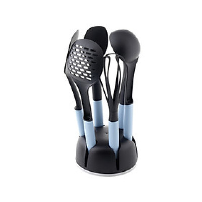 Bộ dụng cụ 6 món silicon SUNRISE (xẻng chiên, xào, vá múc canh, vá dài, phết)