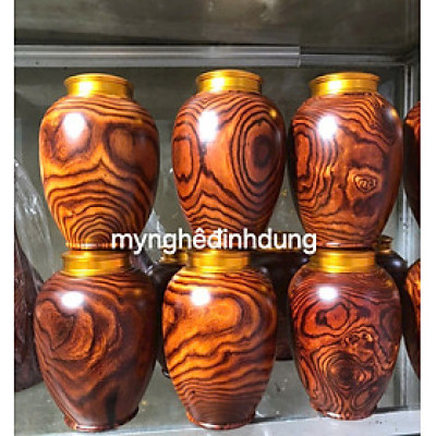 Hộp đựng trà  ( chè ) bằng gỗ  trắc cao 20x11cm đẹp long lanh 