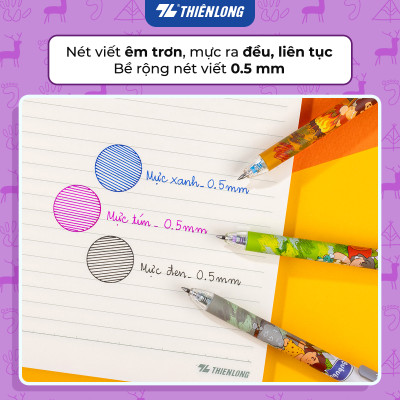 Combo 20 Bút gel Quick Dry Thiên Long GEL-040
