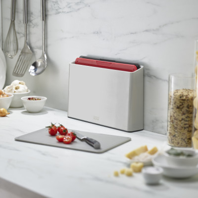 Joseph Joseph - Bộ thớt cao cấp DUO 3-piece Chopping Board Set Grey 001730