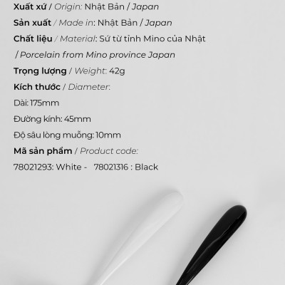 Muỗng cupping sứ Origami tiêu chuẩn SCAJ 