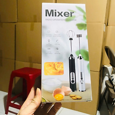 Máy tạo bọt cà phê cầm tay sạc điện, máy đánh trứng mini, máy khuấy cafe 3 cấp độ