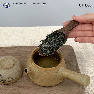 Thìa/Muỗng xúc trà gỗ Óc Chó - Trong văn hóa trà đạo Nhật Bản (Đủ kiểu dáng) Dùng xúc cafe, xúc gia vị, ăn uống sạch, decor trang trí