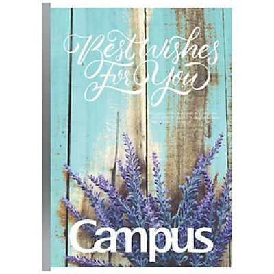 Vở Campus B5 4 Ly Ngang (2mm) 200 Trang ĐL 70 Vintage - Mẫu 2
