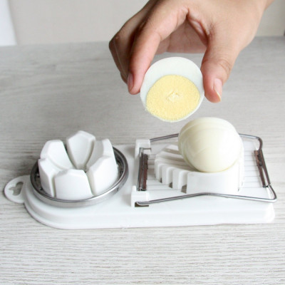 Combo 01 Muôi xới cơm chống dính tiện lợi Echo Metal + 01 Dụng cụ cắt  trứng lưỡi Inox cao cấp - Nội địa Nhật Bản