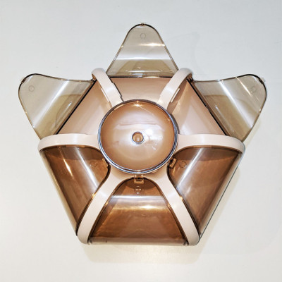 Khay bánh mứt tự bung 6 cánh