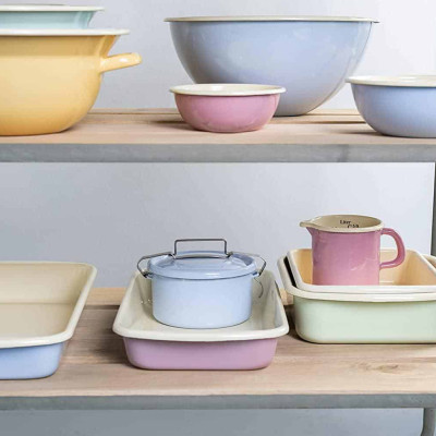 Thố Nướng Riess Classic 0435-006 36×21,5cm Blue Hàng chính hãng