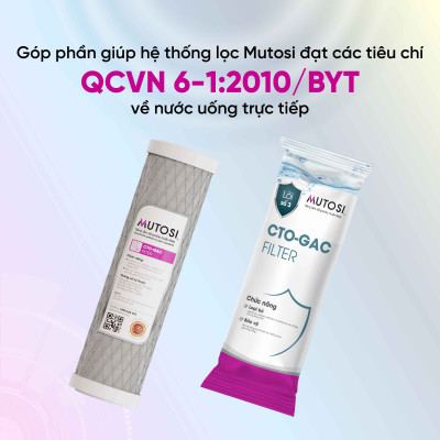 Lõi lọc nước Mutosi Số 2/3 - Tích hợp PP1 và CTO