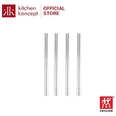 ZWILLING - Bộ đũa ăn Minimal màu bạc - 4 cặp