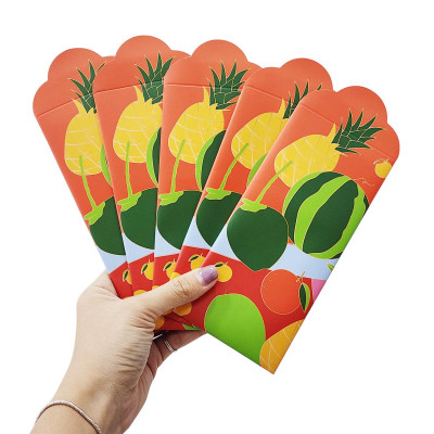 Bộ 5 Bao Lì Xì Tết 2025 - The Sun - Mâm Ngũ Quả - Miền Nam