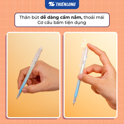 Combo 10 Bút gel Minimalist Thiên Long Gel-072