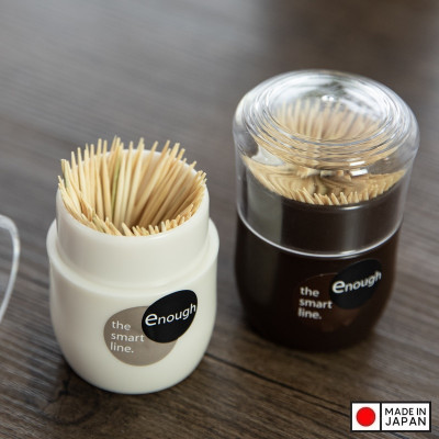 Hộp đựng tăm 80ml kiểu dáng nhỏ gọn tiện lợi khi sử dụng trong nhà bếp - nội địa Nhật Bản 