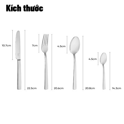 ZWILLING – Bộ dao muỗng nĩa King – 16 món