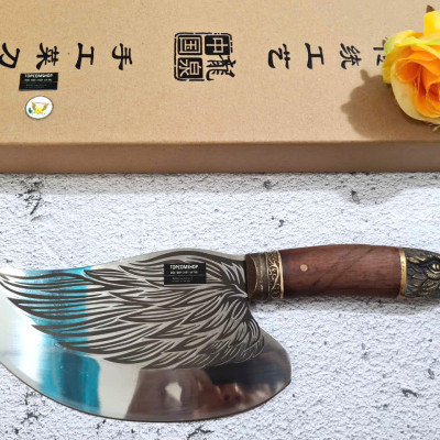 DAO BẾP - DAO THÁI CẮT HOA VĂN KHÂU ĐỒNG MÃ  A1 DT159 NT topcomshop vn