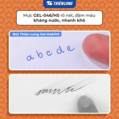 Bút gel Hoshi Thiên Long GEL-046/HS - Công nghệ Nhật Bản