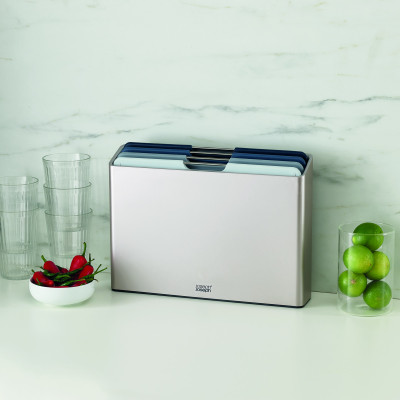 Joseph Joseph - Bộ thớt cao cấp Folio 4-piece Chopping Board Set Large Blue 003130