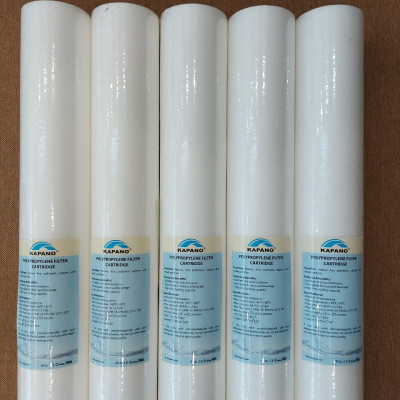 Lõi lọc cặn Polypropylene (PP) 1 micron 20″ Kapano - Hàng chính hãng