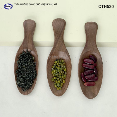Thìa/Muỗng xúc trà gỗ Óc Chó - Trong văn hóa trà đạo Nhật Bản (Đủ kiểu dáng) Dùng xúc cafe, xúc gia vị, ăn uống sạch, decor trang trí