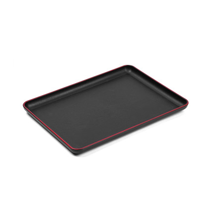 Khay nhựa phục vụ, mâm bê đồ bằng nhựa phong cách Nhật - 2 size 