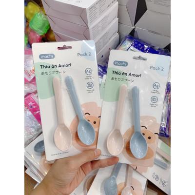 Bộ 02 thìa ăn Amori - Hàng chính hãng INOCHI