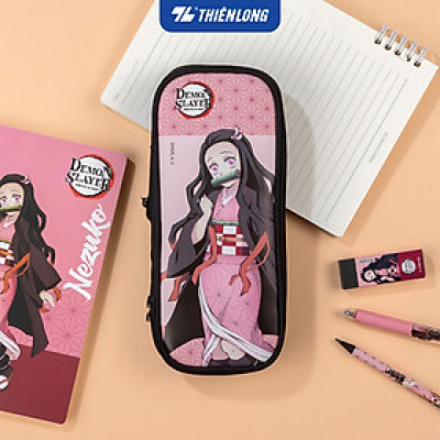 Túi bóp đựng bút viết nhân vật Demon Slayer Thiên Long PCA-022/DS