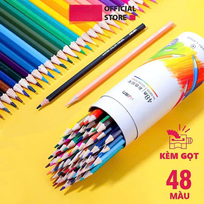 Bút chì màu chuyên nghiệp dạng cốc 24 MÀU Kèm Gọt