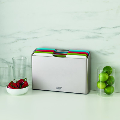 Bộ thớt Folio Joseph Joseph (bạc) - 002119