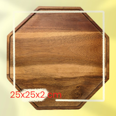 Khay gỗ khoét âm lòng IBIE để đồ ăn uống và làm thớt