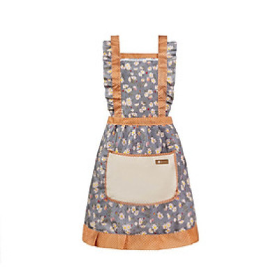 Tạp dề hoa viền ren Elmich EL0275