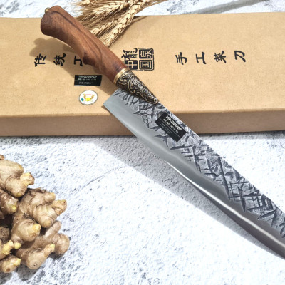 DAO BẾP - DAO THÁI HOA VĂN KHÂU ĐỒNG MÃ A2 DT157 NT topcomshop vn