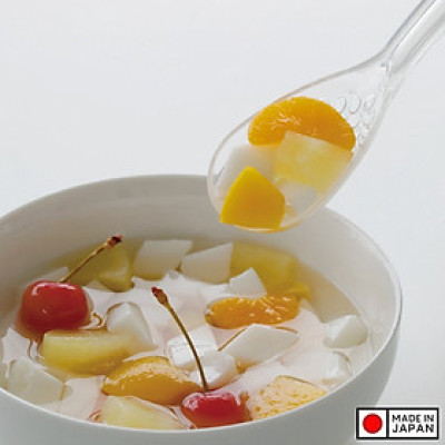 Thìa nhựa ăn súp Kokubo Slotted Spoon - Hàng Nội Địa Nhật Bản