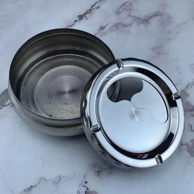 Gạt tàn thuốc inox nắp xoay A10-A12